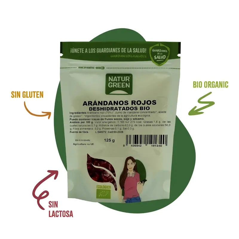 Naturgreen Bio Getrocknete Bio-Cranberries