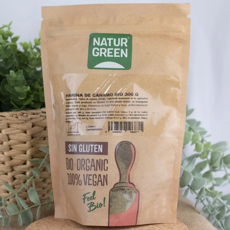 Naturgreen Hanfmehl, 300 g