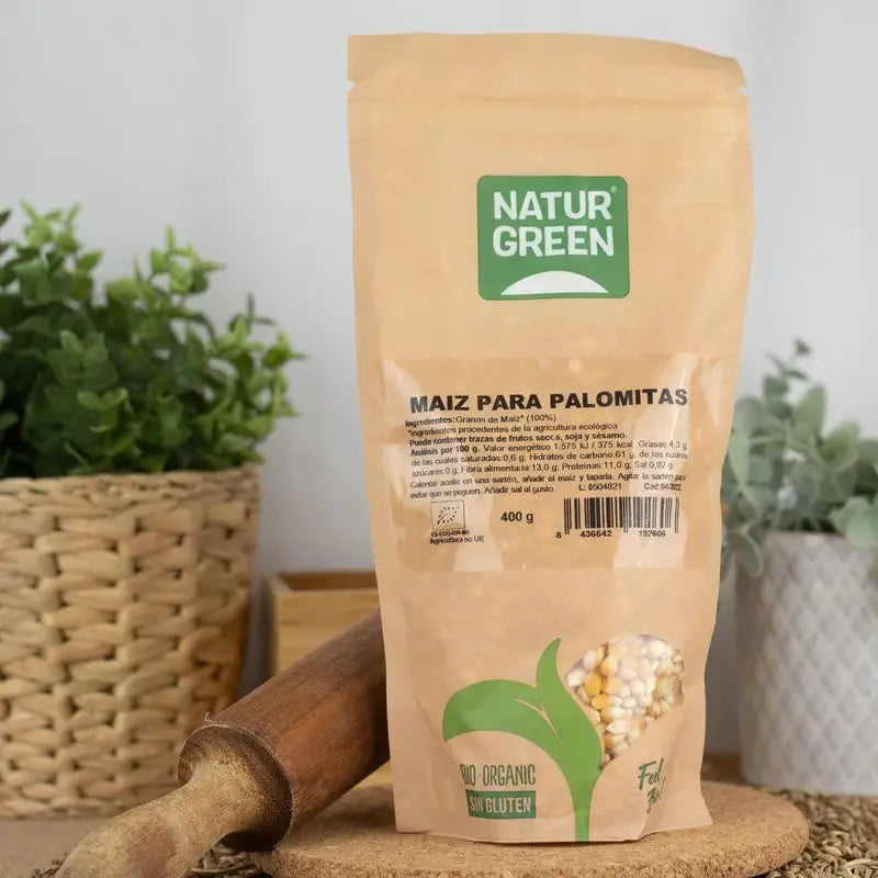 Naturgreen Popcorn Mais Bio, 450 g