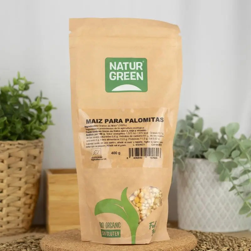 Naturgreen Popcorn Mais Bio, 450 g