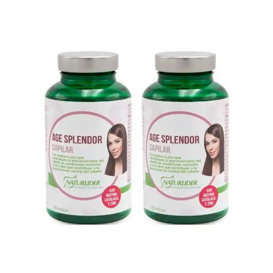 Naturlider Age Splendor Hair Splendor mit Katalase Canalblock, Packung 2 x 135 Kapseln