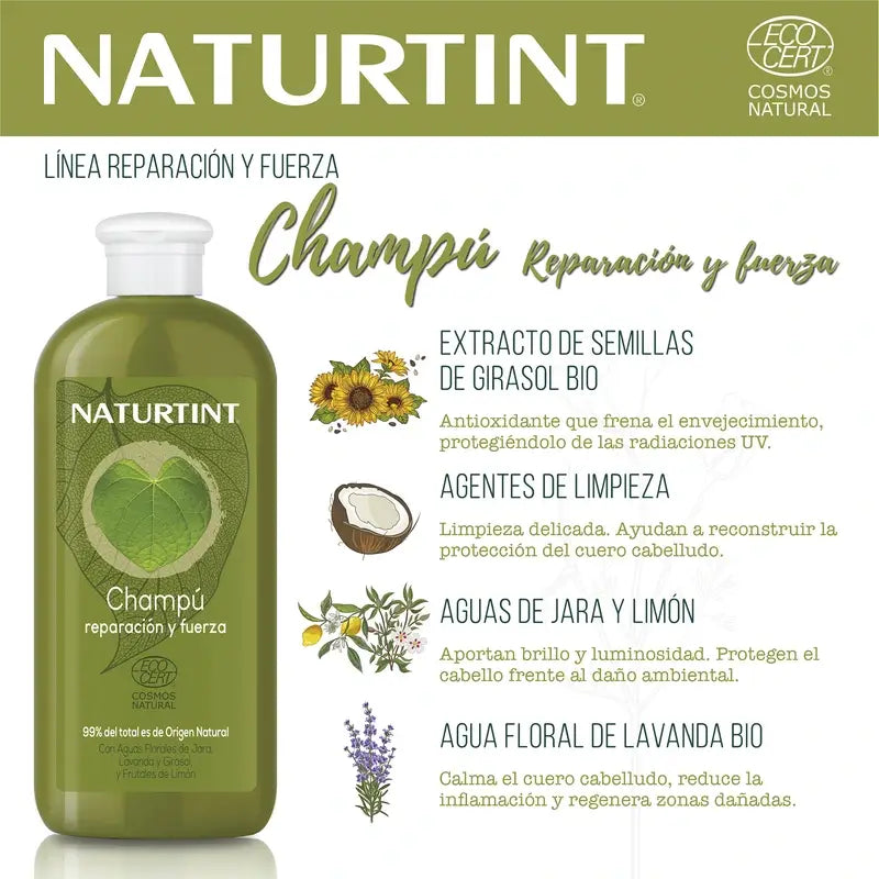 Naturtint Natürliche Stärke & Reparatur Shampoo 330 Ml