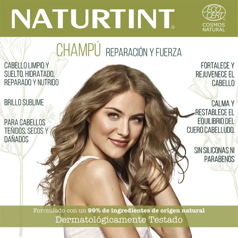 Naturtint Natürliche Stärke & Reparatur Shampoo 330 Ml