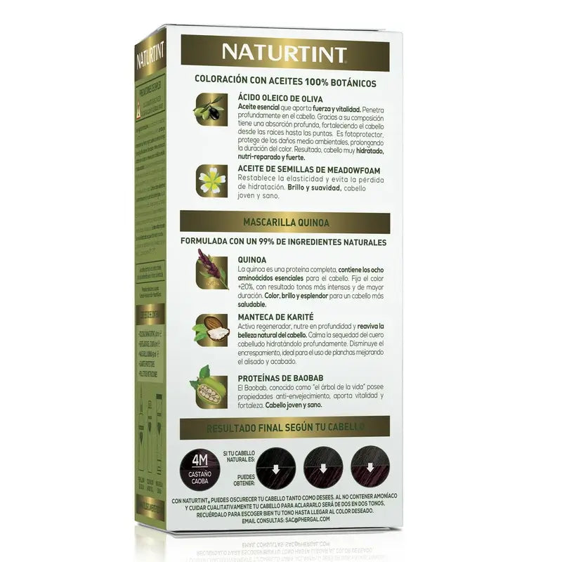 Naturtint Permanentes Färbemittel ohne Ammoniak 4M - Rotbraun