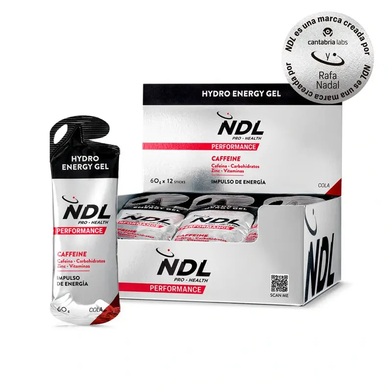 Lloyd Pro-Gesundheit Koffeinhaltiges Energie-Gel Cola-Geschmack, Packung 12x60 Gramm