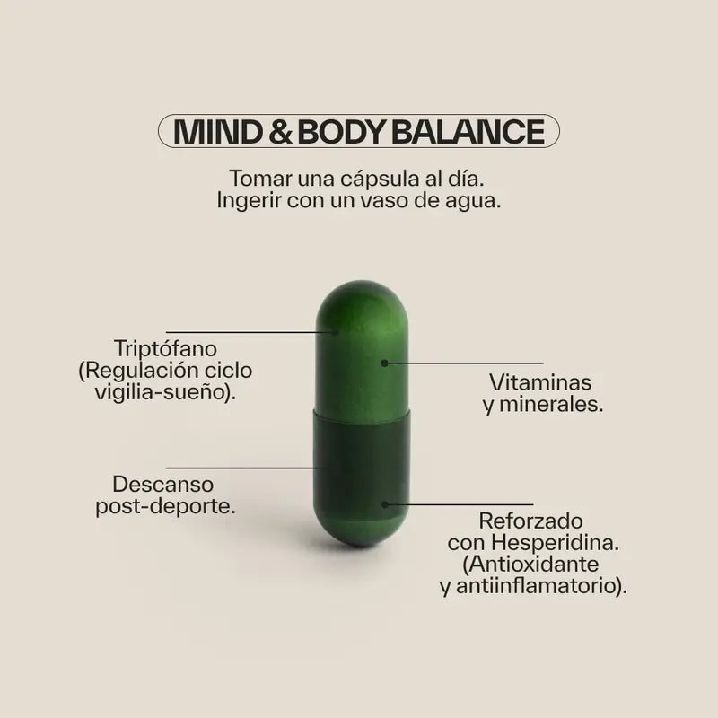NDL Pro-Health Mind & Body Balance, Tryptophan mit Magnesium und Vitamin B6, 30 Kapseln
