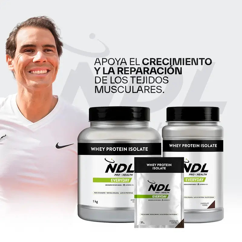 Ndl Pro-Gesundheit Molkenprotein-Isolat - Isoliertes Protein, Schokoladenfusion, 500 g