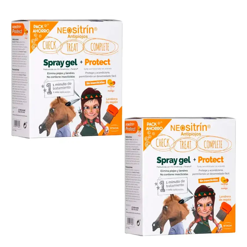 Neositrin Schutzpackung + Sprühgel + Lendrera, 2er Pack
