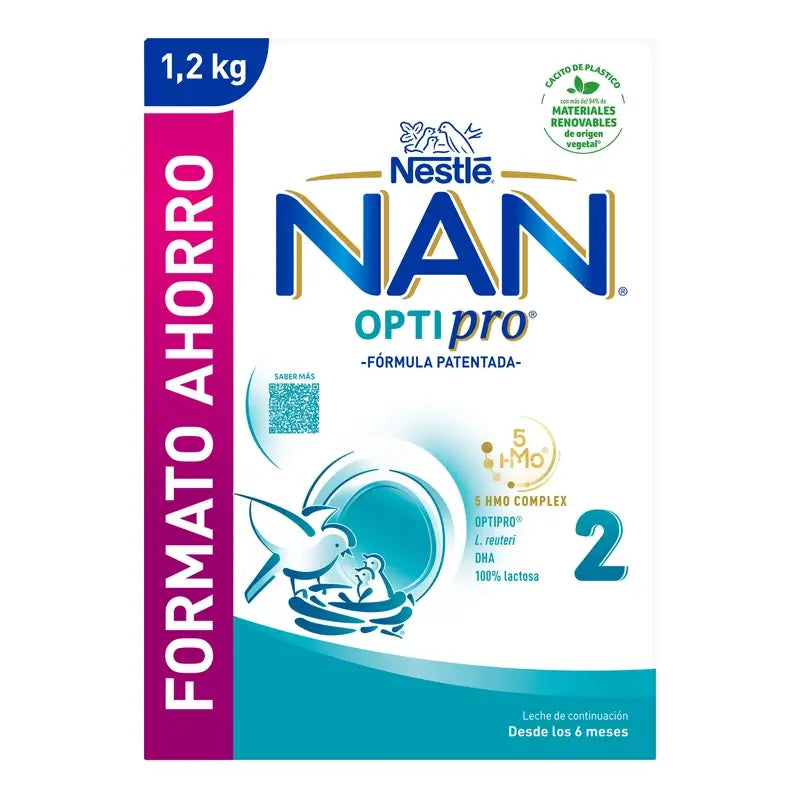 Nestlé Nan Optipro 2 Formula Milch, 1200g