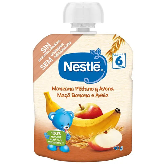 Nestlé Sachet Apfel, Banane & Haferflocken, 90g