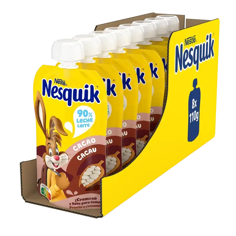 Nestlé Nesquik Kakao-Packung, 16 × 110 g