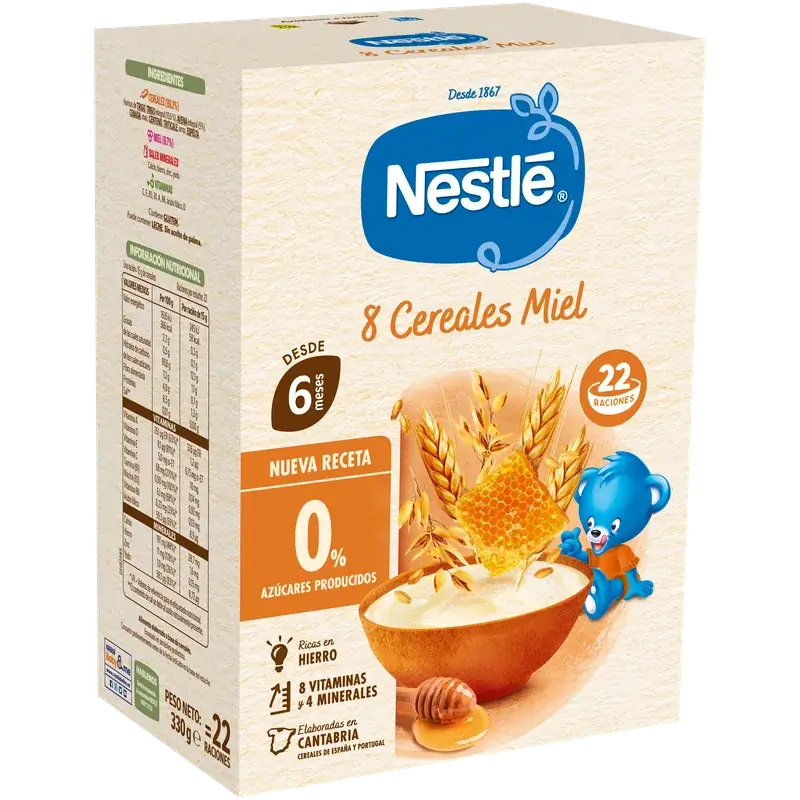 Nestlé 8-Korn-Brei mit Honig, 330 g