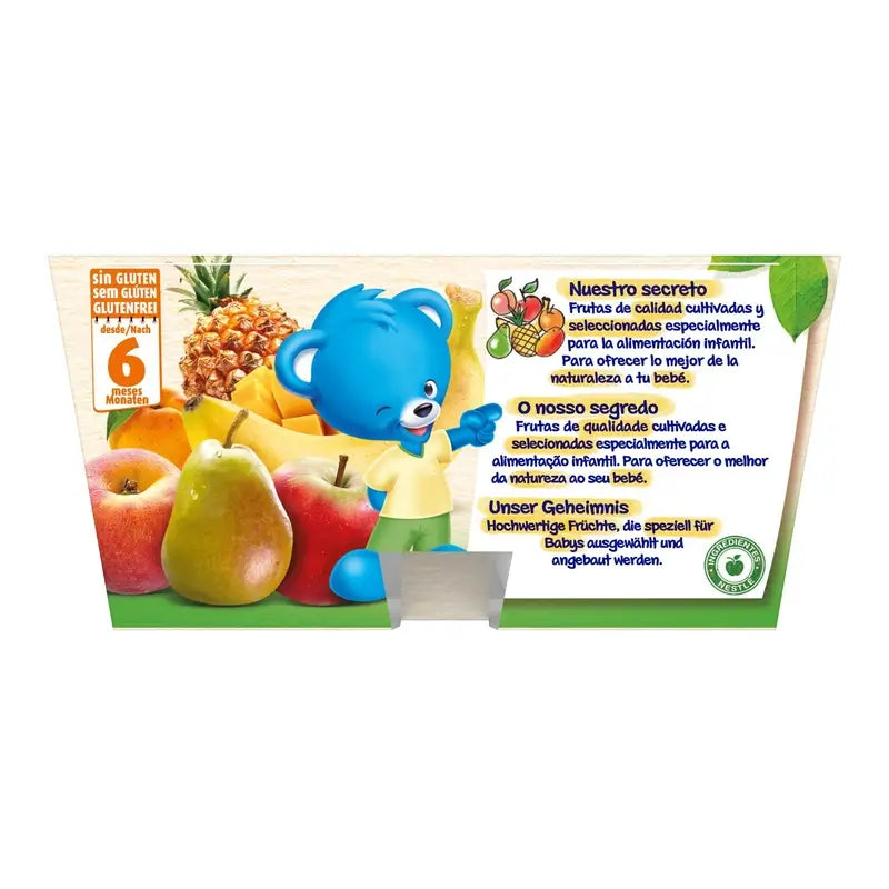 Nestlé Püree 7 Früchte Portion, 4X100g