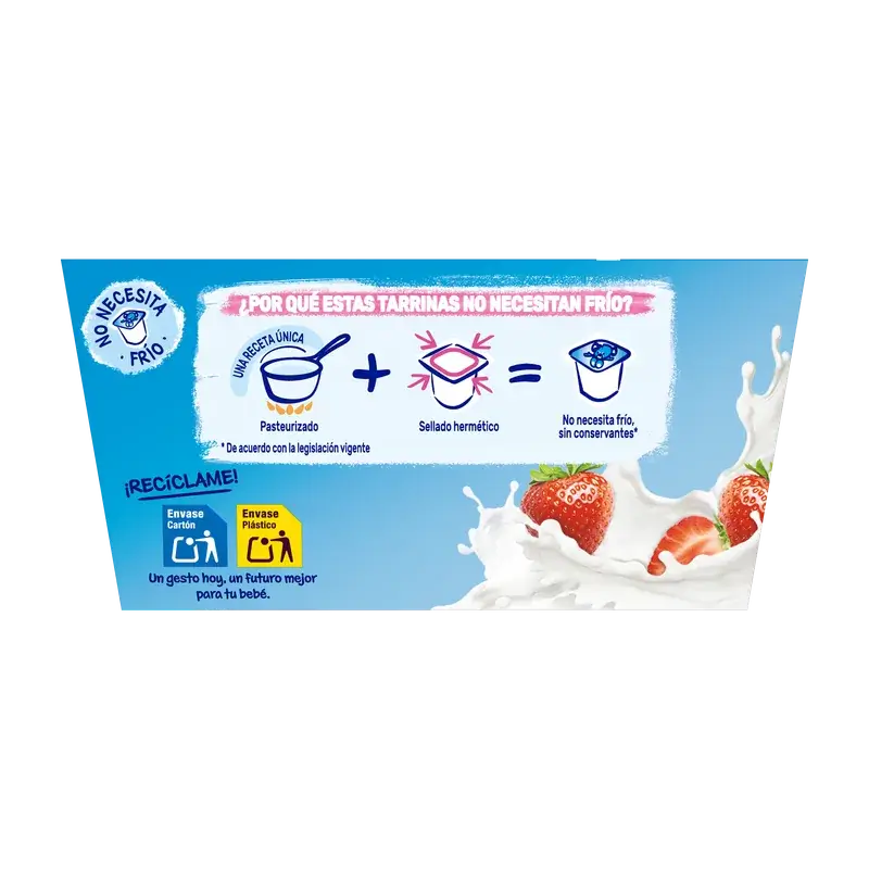 Yogolino Erdbeere, 4 x 100 g