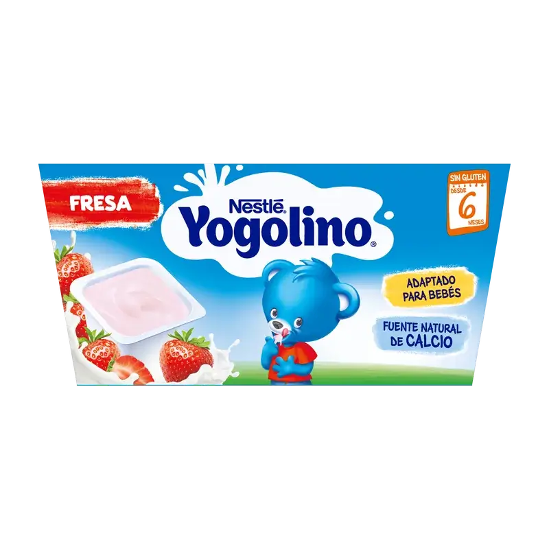 Yogolino Erdbeere, 4 x 100 g