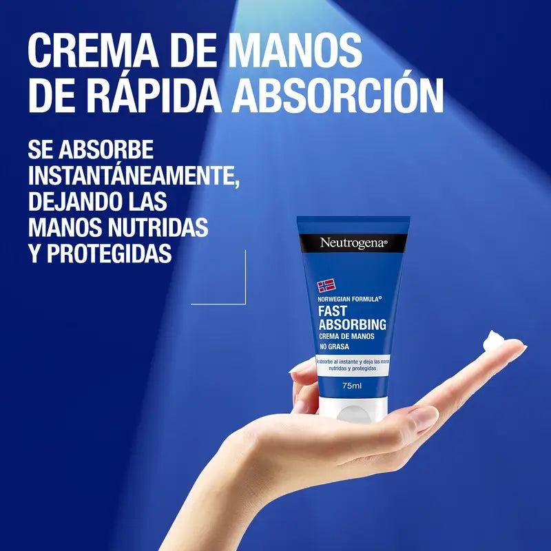 Neutrogena Schnelle Absorption Reparatur Handcreme, 2 X 75 ml Packung