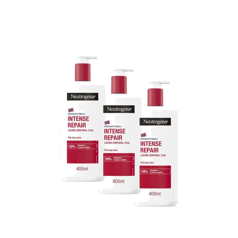 Neutrogena Cica Regenerierende Feuchtigkeitscreme für sehr trockene Haut, 3er-Pack à 400 ml