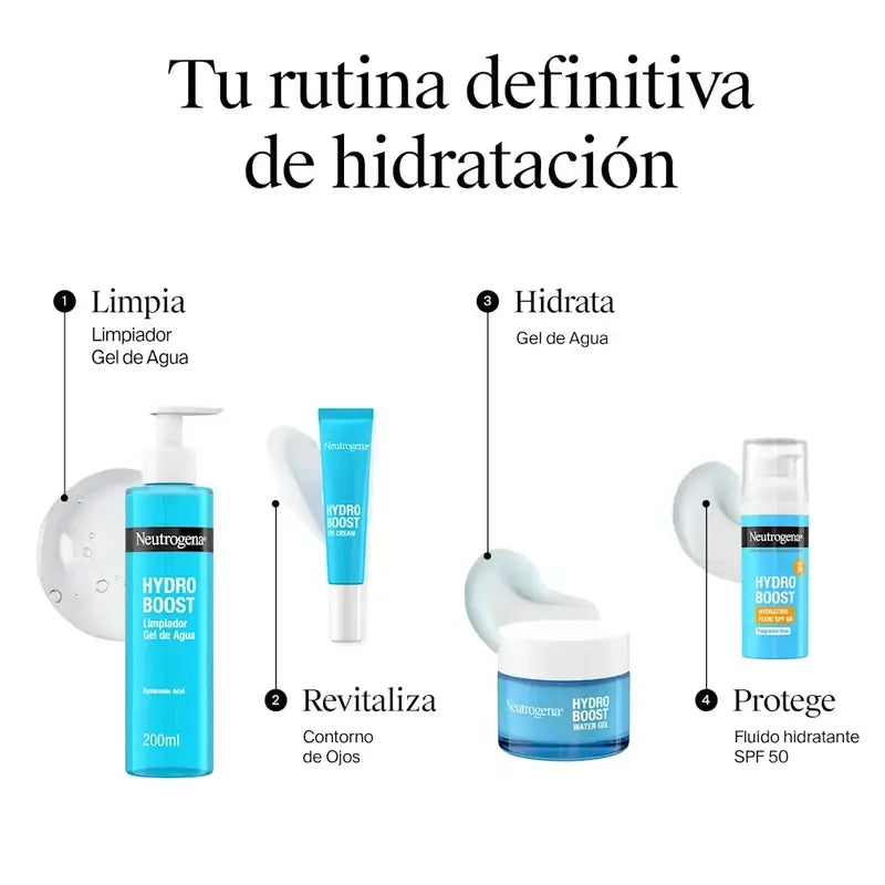 Neutrogena Hydro-Boost-Gesichtsfeuchtigkeit Flüssigkeit Creme Spf50, 2X50 Ml