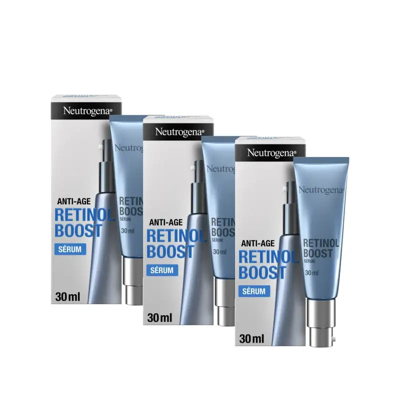 Neutrogena Retinol Boost Anti-Falten-Gesichtsserum, 3er-Pack à 15 ml