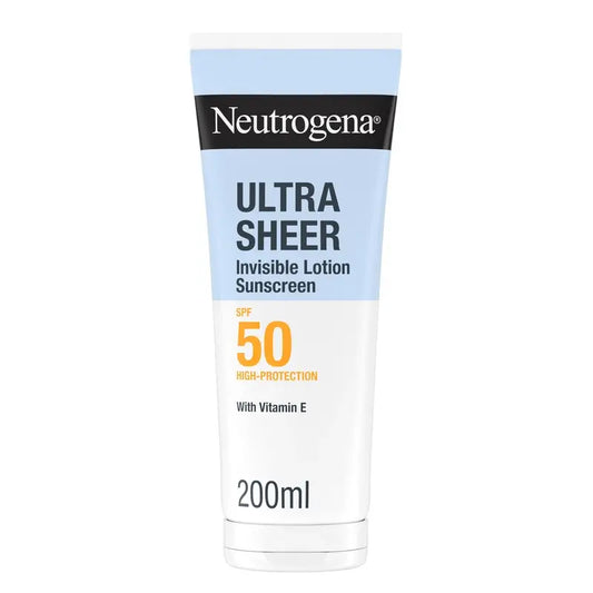 Neutrogena Ultra Sheer feuchtigkeitsspendende unsichtbare Lotion Spf50, 200 ml