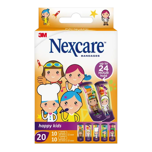 Nexcare Kids Schutzstreifen für Kinder mit verschiedenen Berufsbildern, 20 Stück