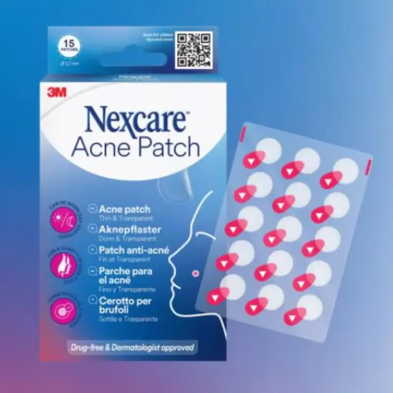 Nexcare Akne-Pflaster 12mm, 15 Stück.