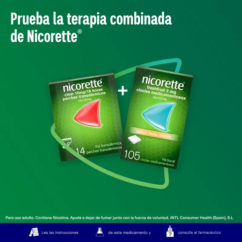 Nicorette Freshfruit 2 mg 105 Kaugummi