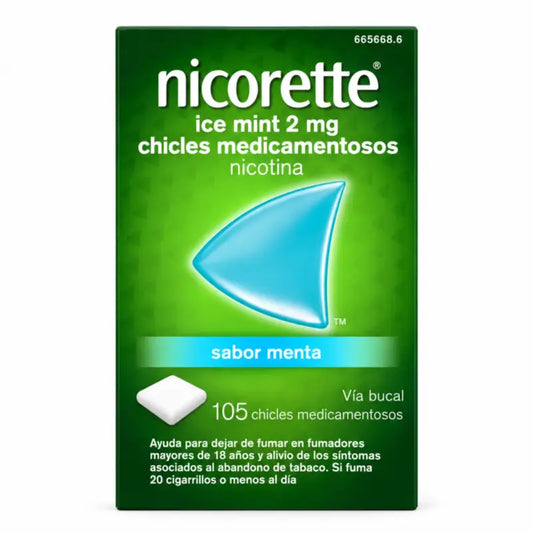 Nicorette Ice Mint 2 mg 105 Kaugummi