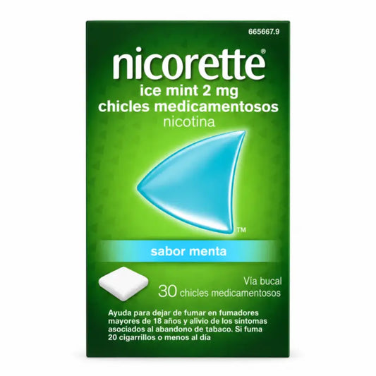 Nicorette Eis-Minze 30 Kaugummi 2 Mg