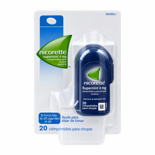Nicorette Supermint 4 mg 20 Lutschtabletten