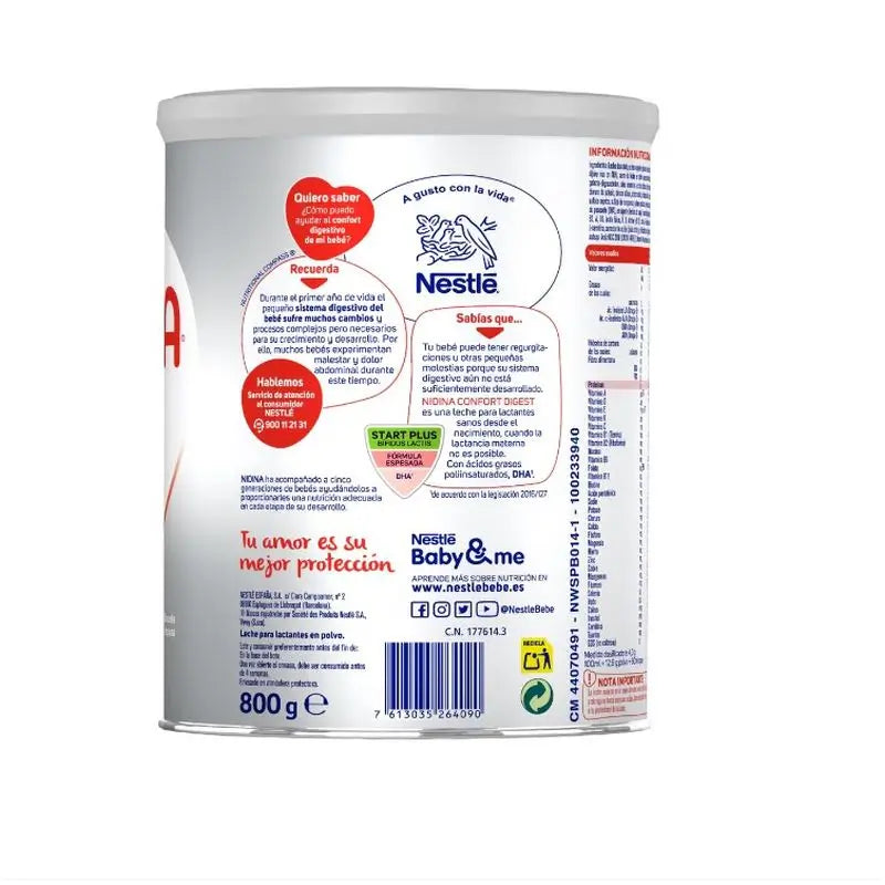 Nestle Nidina Comfort Digest 1 Milchpulver 800 g