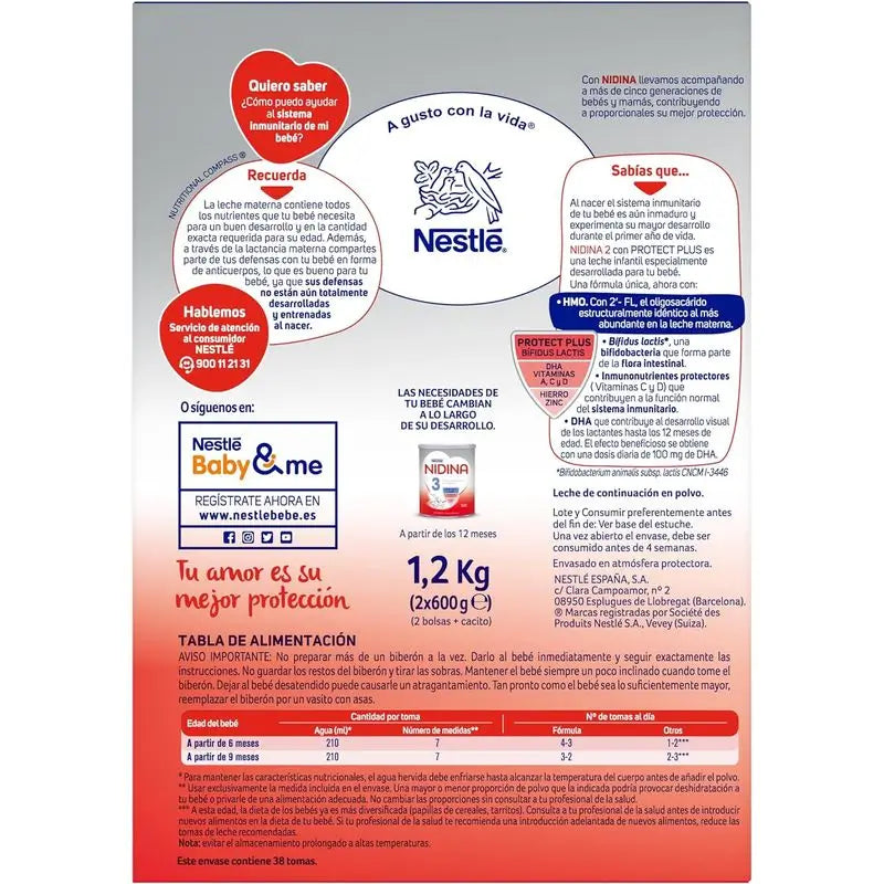 Nestlé Nidina 2, 1200g