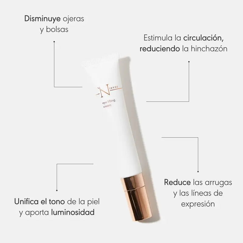 Nieves By Nieves Álvarez Straffende Augen-Lifting-Creme für die Augenkontur, 15 ml