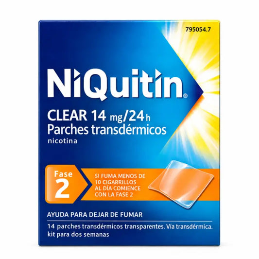 Niquitin Clear 14 mg, 14 transdermale Pflaster