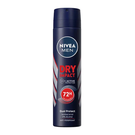 Nivea Men Dry Impact Deodorant Spray, 200 ml