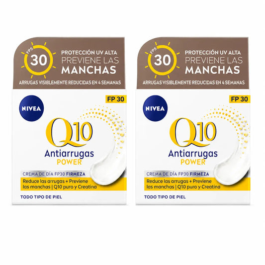NIVEA Q10 Power Tagescreme Fp30 Anti-Falten, 50 ml, 2er Pack