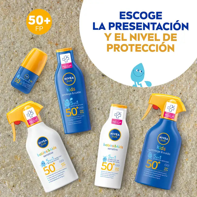 Nivea Sun Babys & Kinder Sensitive Sun Spray Kinder Spf50+ 200Ml