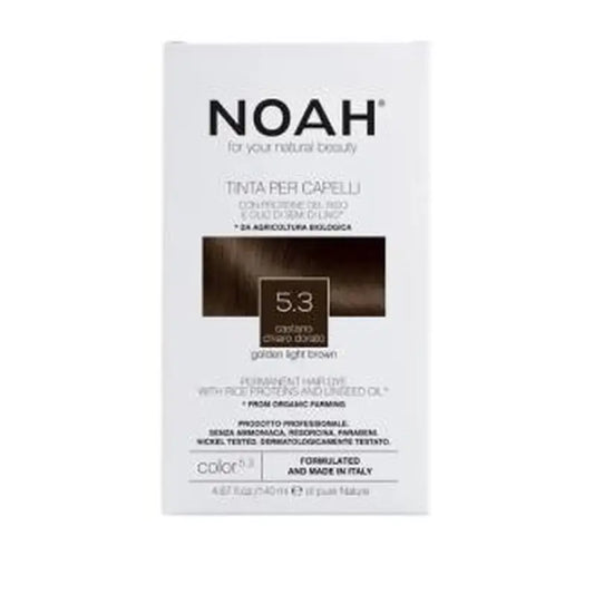 Noah Light Golden Brown Hair Dye 5.3 140Ml.