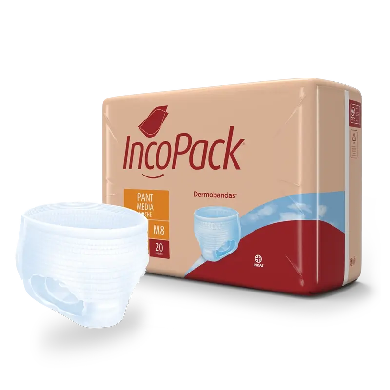 Incopack Pant Absorbent Night Pant Medium Size, 80 Stück.