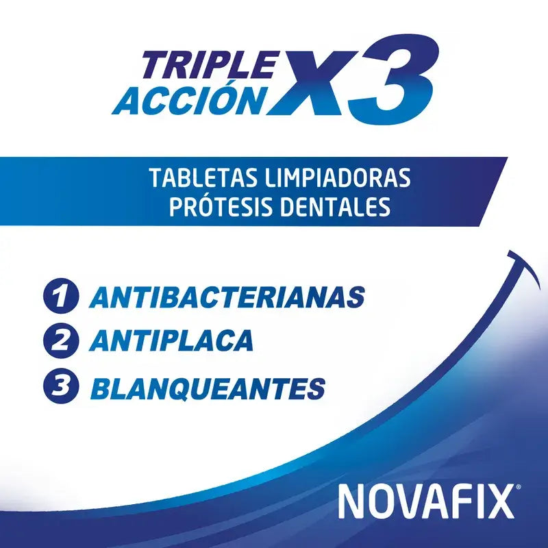 Novafix Triple Action Reinigungstabletten , 66 Einheiten