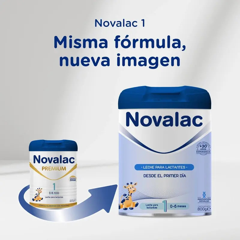 Novalac 1 Starter-Milch, Packung 2 X 800 g
