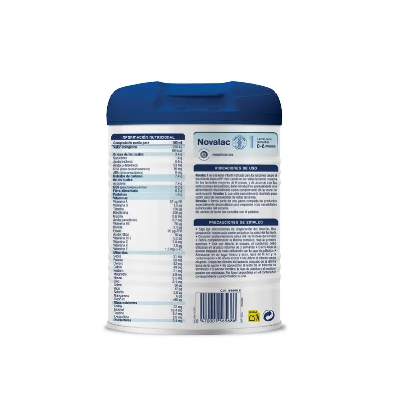 Novalac 1 Starter-Milch, Packung 2 X 800 g