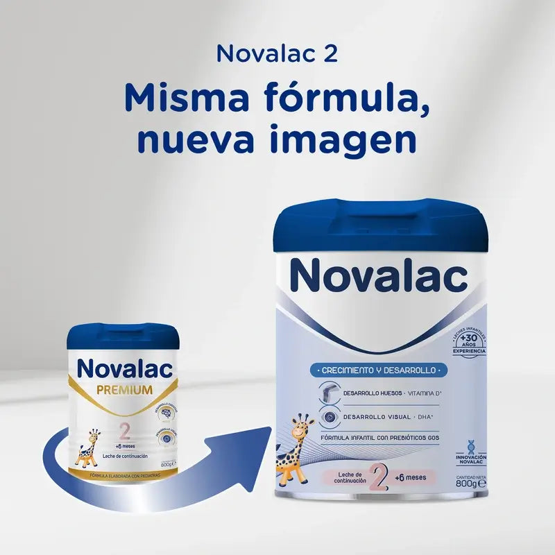 Novalac 2 Milchnahrung, Packung 2 X 800g