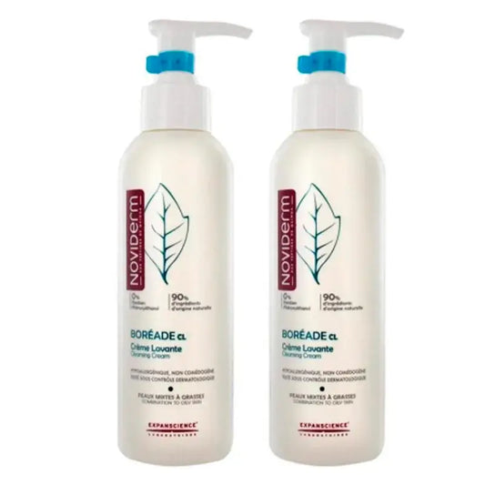 Noviderm Boreade Waschcreme, Packung 2 x 200 ml