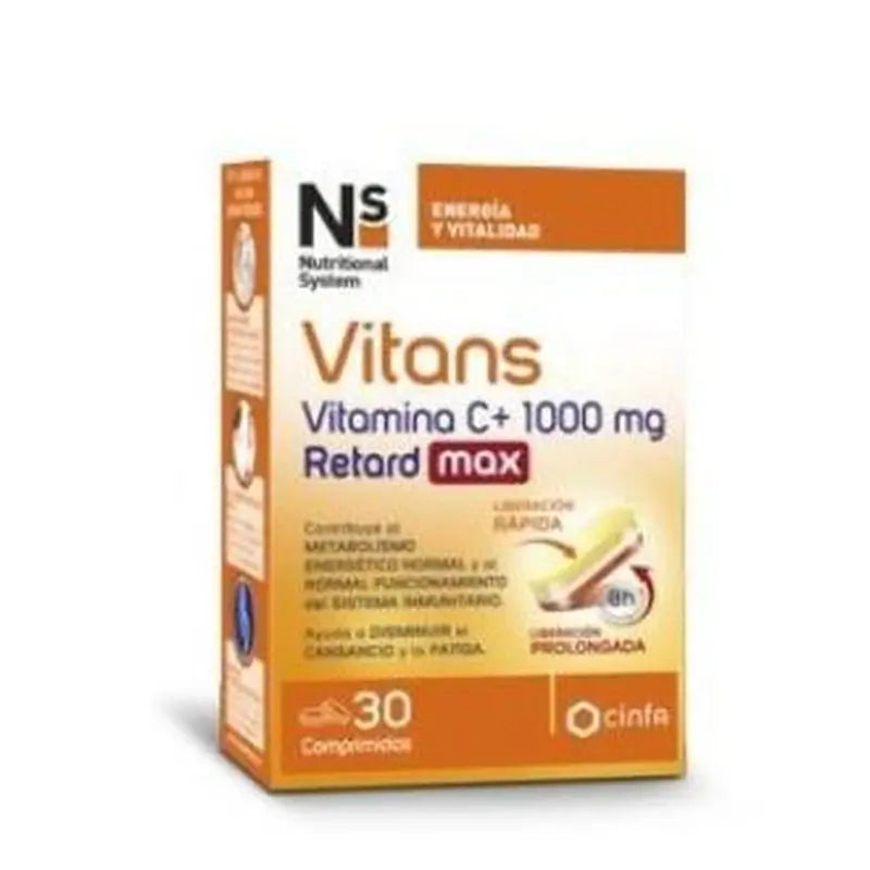 Ns Vitans Vitamin C+ 1000 Ret Max 30 Comp
