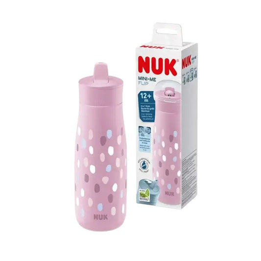 Nuk Mini-Me Flip-Flasche Lila , 450 ml