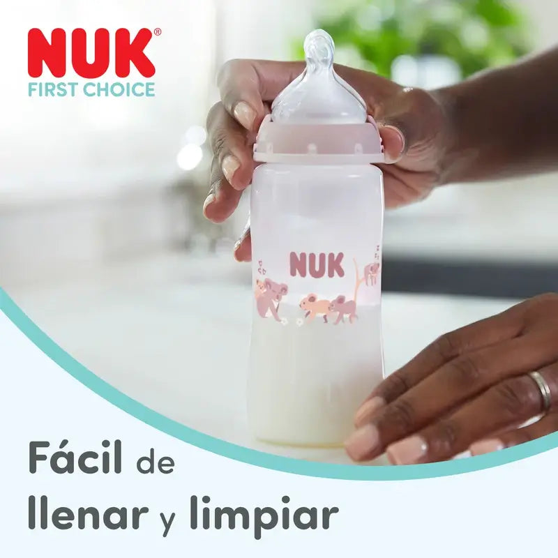 NUK First Choice+ Babyflasche 150 ml, Sauger S, 0m+, Wal