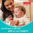 NUK Perfect Match Air Schnuller aus Silikon T3 18–36 Monate Mickey Mouse Rot/Grau, 2 Stück