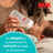 NUK Perfect Match Babyflasche 260 ml, Sauger M, ab 3 Monaten, Nilpferd