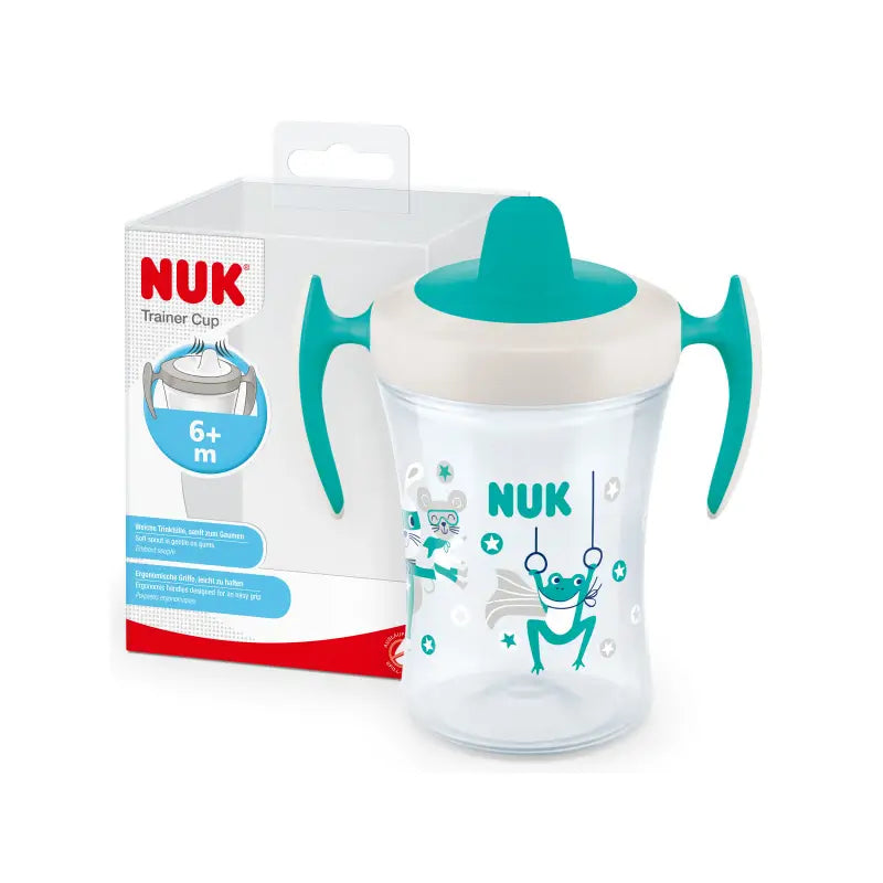Nuk Trainer Cup Trinklernbecher ab 6 Monaten, grün, 230 ml